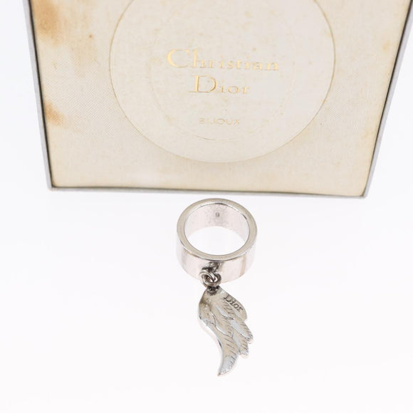 Christian Dior Ring Metall Silber Auth BA11378