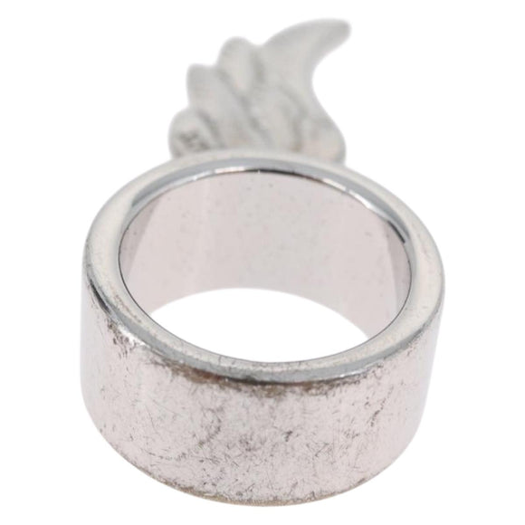 Christian Dior Ring Metall Silber Auth BA11378