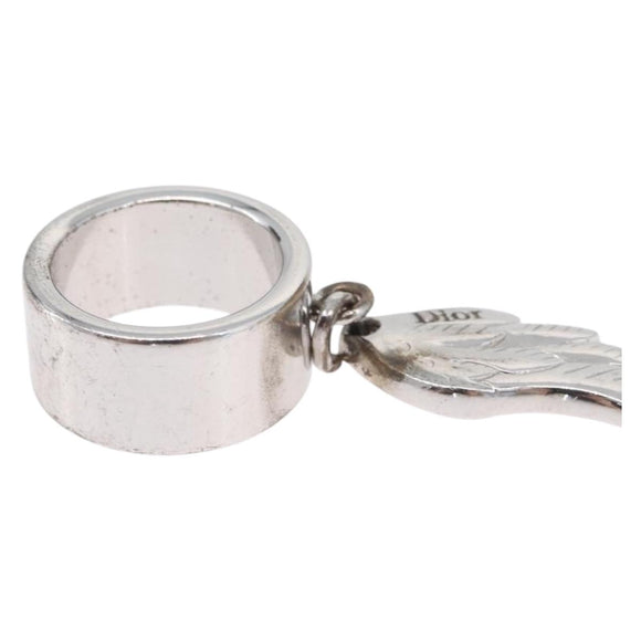 Christian Dior Ring Metall Silber Auth BA11378