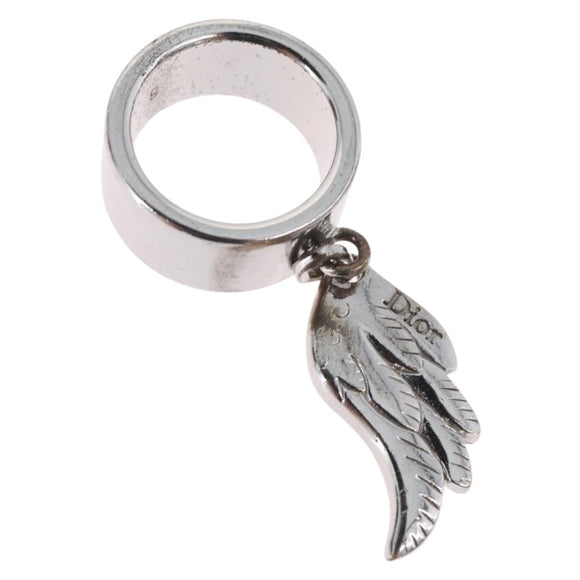 Christian Dior Ring Metall Silber Auth BA11378