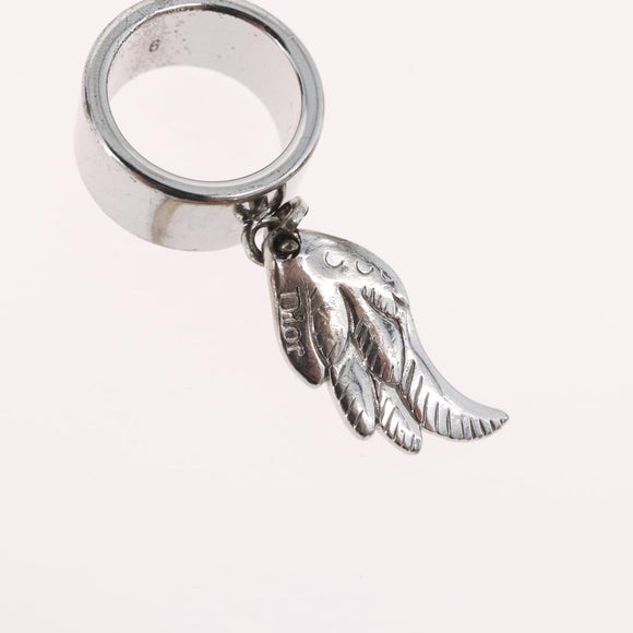 Christian Dior Ring Metall Silber Auth BA11378