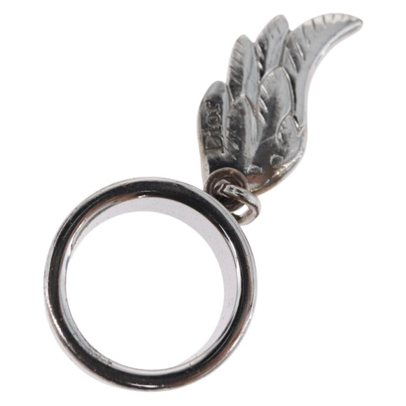Christian Dior Ring Metall Silber Auth BA11378