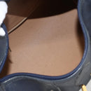 Christian Dior Trotter Canvas Hand Bag PVC Canvas Leather Navy Auth BA11379A-16