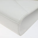 GIVENCHY Shoulder Bag Leather White Gold Auth BA1138-9