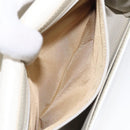 GIVENCHY Shoulder Bag Leather White Gold Auth BA1138-20