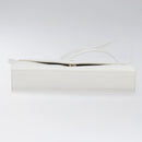 GIVENCHY Shoulder Bag Leather White Gold Auth BA1138-5