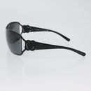 CHANEL Sunglasses plastic Black CC Auth BA11380-7