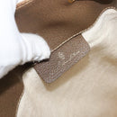 GUCCI GG Supreme Web Sherry Line Bag PVC Beige Gold 41 02 085 Auth BA11383-17