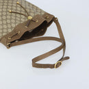 GUCCI GG Supreme Web Sherry Line Bag PVC Beige Gold 41 02 085 Auth BA11383-7