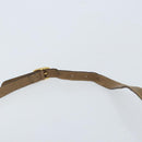 GUCCI GG Supreme Web Sherry Line Bag PVC Beige Gold 41 02 085 Auth BA11383-8