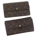LOUIS VUITTON Monogram Wallet 2 Set LV Auth BA11389-1