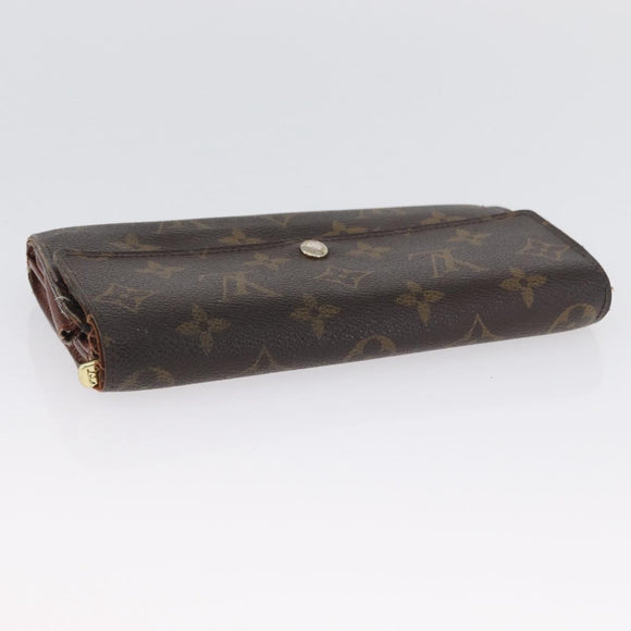 LOUIS VUITTON Monogram Wallet 2 Set LV Auth BA11389