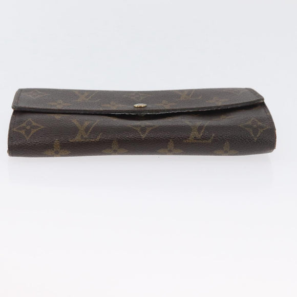 LOUIS VUITTON Monogram Wallet 2 Set LV Auth BA11389
