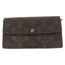 LOUIS VUITTON Monogram Wallet 2 Set LV Auth BA11389-2