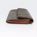 LOUIS VUITTON Monogram Wallet 2 Set LV Auth BA11389-5