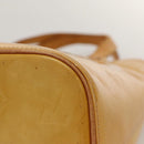LOUIS VUITTON Monogram Vernis Houston Hand Bag Beige M91004 LV Auth BA1139-16