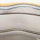 LOUIS VUITTON Monogram Vernis Houston Hand Bag Beige M91004 LV Auth BA1139-10