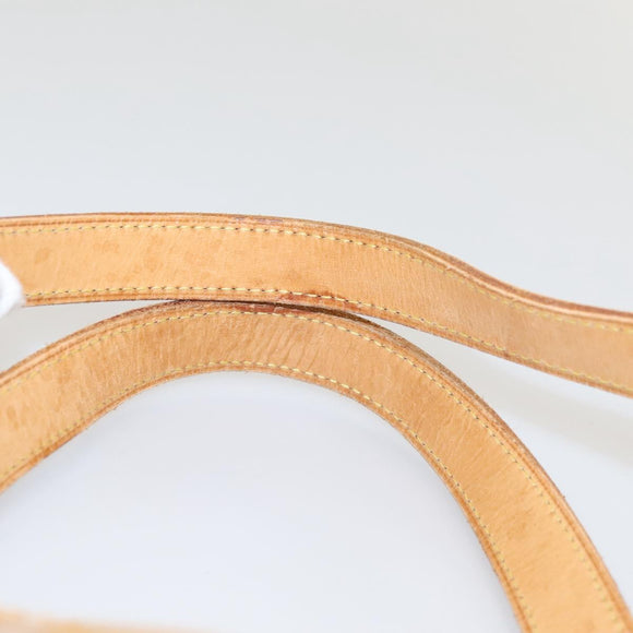 LOUIS VUITTON Monogram Vernis Houston Hand Bag Beige M91004 LV Auth BA1139