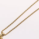 Christian Dior Necklace metal Gold Tone Auth BA11393-11