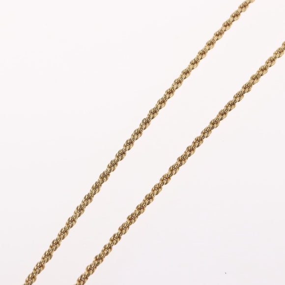 Christian Dior Necklace metal Gold Tone Auth BA11393