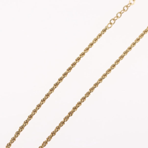 Christian Dior Necklace metal Gold Tone Auth BA11393