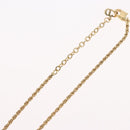 Christian Dior Necklace metal Gold Tone Auth BA11393-14