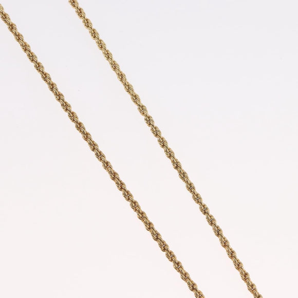 Christian Dior Necklace metal Gold Tone Auth BA11393