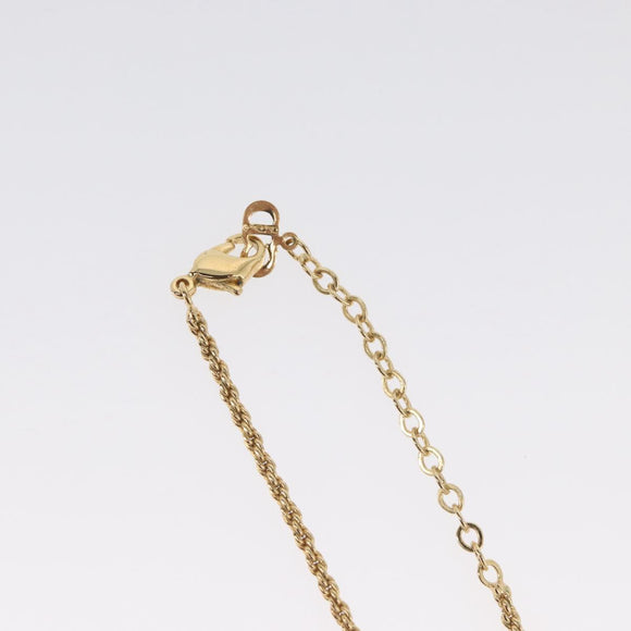 Christian Dior Necklace metal Gold Tone Auth BA11393