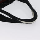 CHANEL New Travel Line Handtasche Nylon Schwarz Silber CC Auth BA11395-7
