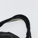CHANEL New Travel Line Handtasche Nylon Schwarz Silber CC Auth BA11395-8