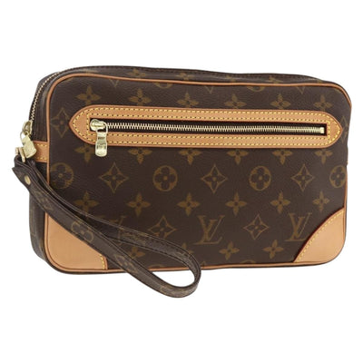 LOUIS VUITTON Monogram Marly Dragonne GM Clutch Bag M51825 LV Auth BA11396A