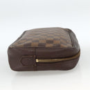 LOUIS VUITTON Damier Ebene Trousse Toilette Clutch Bag N47623 LV Auth BA11397-4