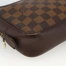 LOUIS VUITTON Damier Ebene Trousse Toilette Clutch Bag N47623 LV Auth BA11397-14