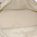 CHANEL New Travel Line Tote Bag Nylon Beige Silver CC Auth BA11399-10