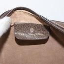 GUCCI GG Supreme Web Sherry Line Bag PVC Beige Gold 89 01 012 Auth BA11401-9