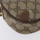 GUCCI GG Supreme Web Sherry Line Bag PVC Beige Gold 156 02 066 Auth BA11402-10