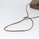 GUCCI GG Supreme Web Sherry Line Bag PVC Beige Gold 156 02 066 Auth BA11402-7