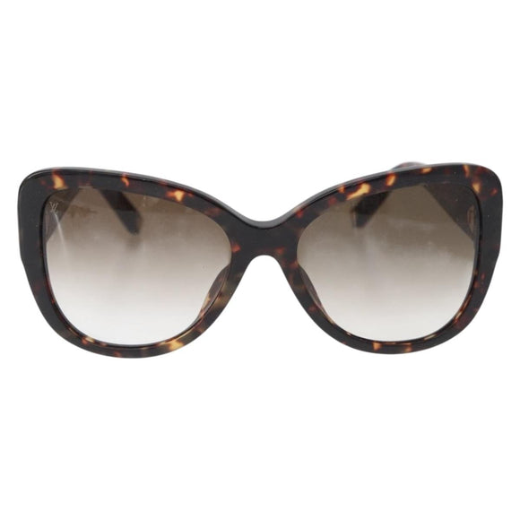 LOUIS VUITTON Sunglasses plastic Brown Z1597E LV Auth BA11404