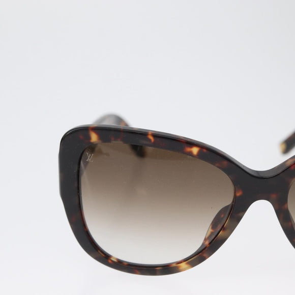 LOUIS VUITTON Sunglasses plastic Brown Z1597E LV Auth BA11404