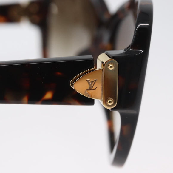 LOUIS VUITTON Sunglasses plastic Brown Z1597E LV Auth BA11404