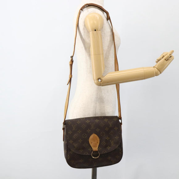 LOUIS VUITTON Monogram Saint Cloud GM Shoulder Bag M51242 LV Auth BA11406