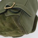 GUCCI Bamboo Backpack Leather Khaki Gold 003 1998 0030 Auth BA11408-19