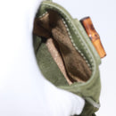 GUCCI Bamboo Backpack Leather Khaki Gold 003 1998 0030 Auth BA11408-29