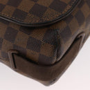 LOUIS VUITTON Damier Ebene Brooklyn MM Schoudertas N51211 LV Auth BA11409-8