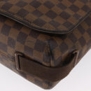 LOUIS VUITTON Damier Ebene Brooklyn MM Schoudertas N51211 LV Auth BA11409-15