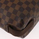 LOUIS VUITTON Damier Ebene Brooklyn MM Schoudertas N51211 LV Auth BA11409-16
