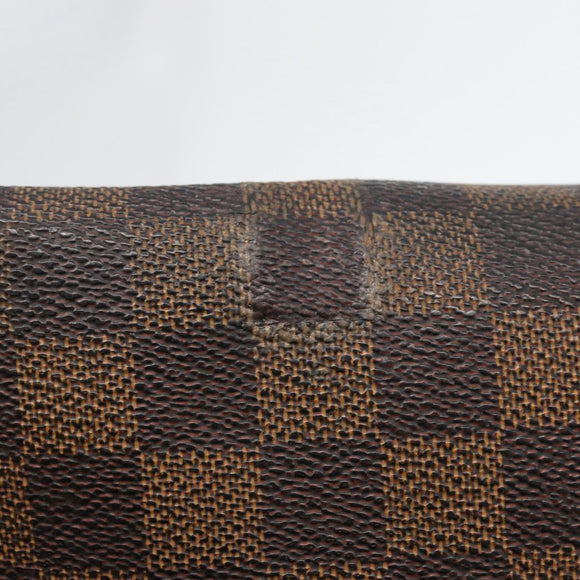 LOUIS VUITTON Damier Ebene Brooklyn MM Schoudertas N51211 LV Auth BA11409