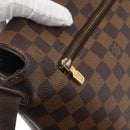 LOUIS VUITTON Damier Ebene Brooklyn MM Schoudertas N51211 LV Auth BA11409-19