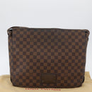 LOUIS VUITTON Damier Ebene Brooklyn MM Shoulder Bag N51211 LV Auth BA11409-12