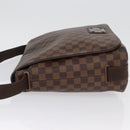 LOUIS VUITTON Damier Ebene Brooklyn MM Schoudertas N51211 LV Auth BA11409-4